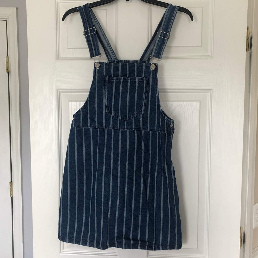 NWT Denim Overall Dress